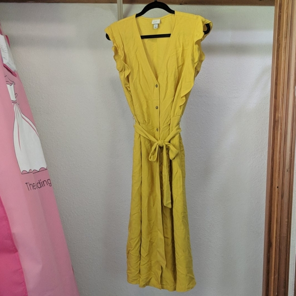 mustard sundress
